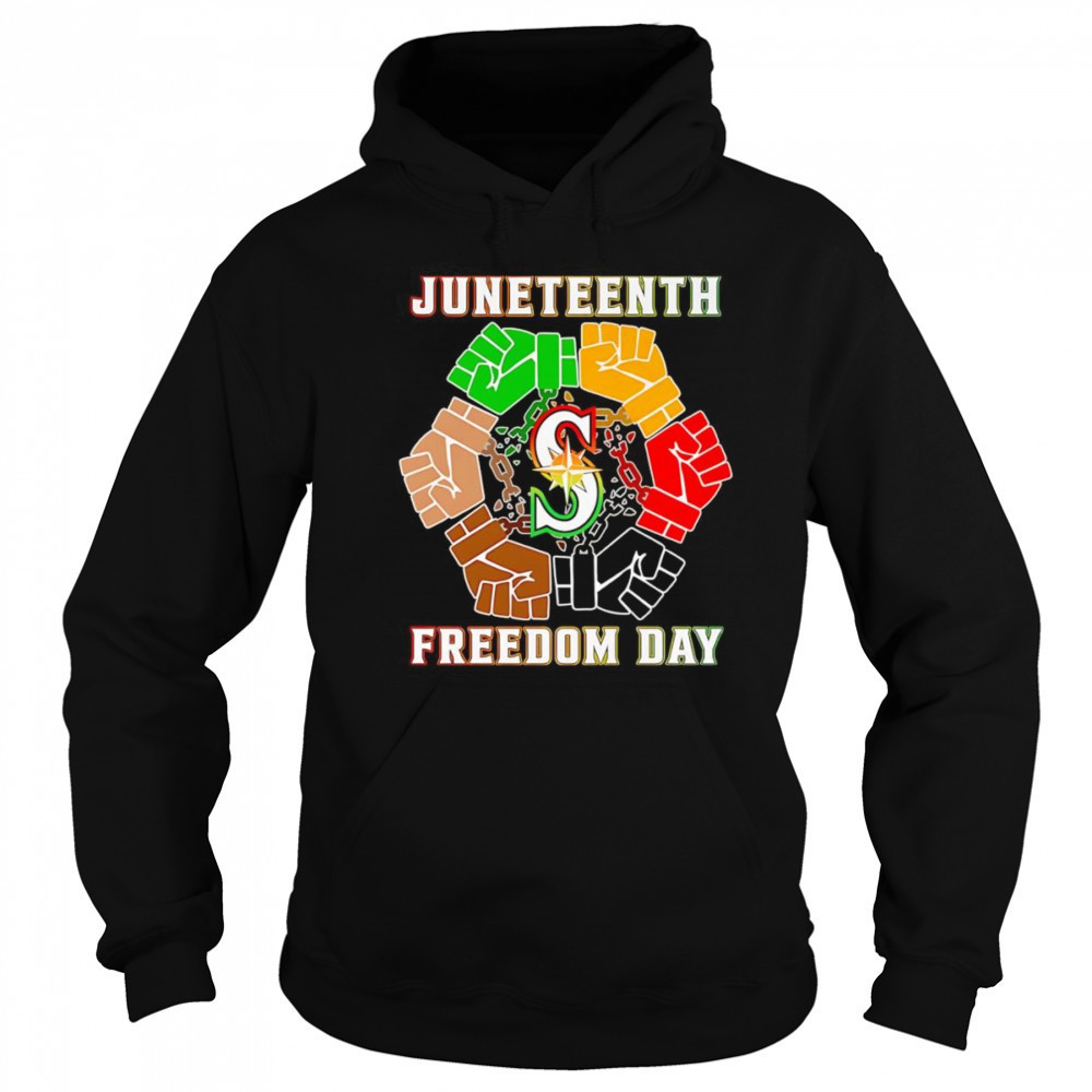 Juneteenth Freedom Day Seattle Seahawks shirt Hoodie