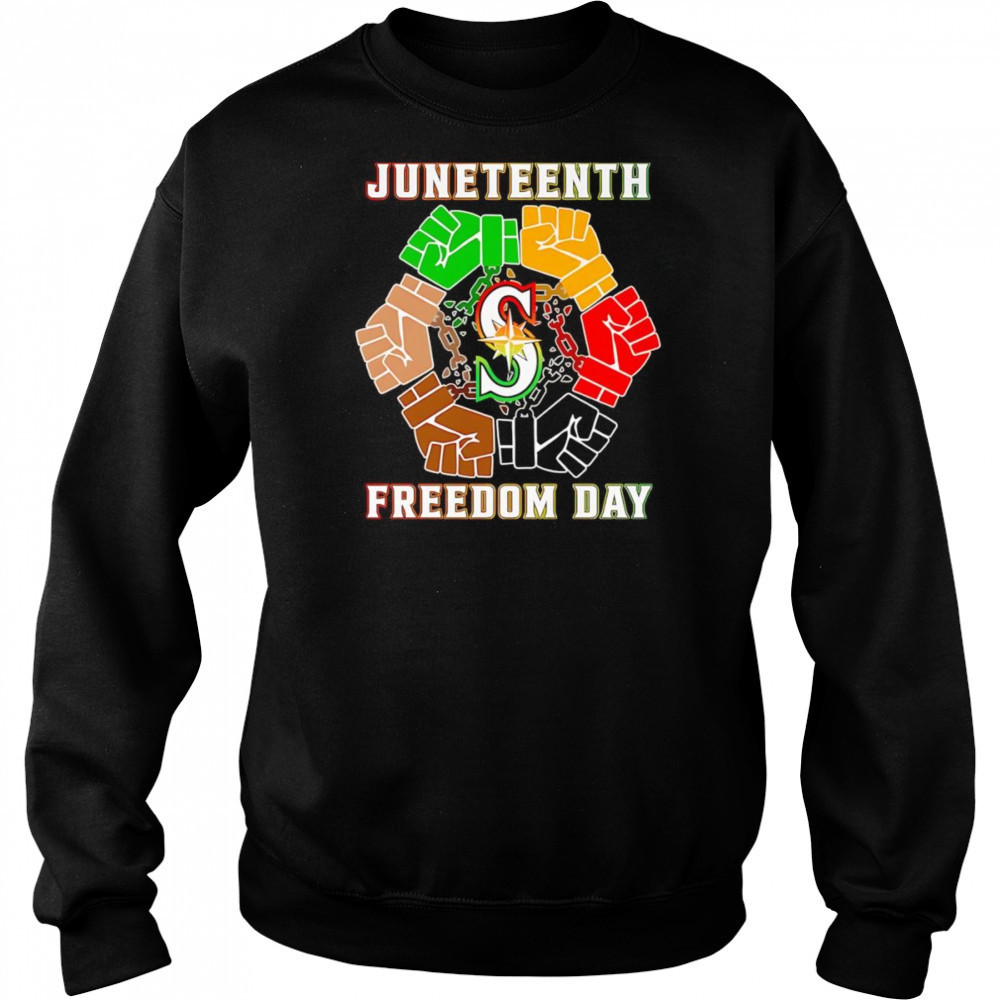 Juneteenth Freedom Day Seattle Seahawks shirt Sweatshirt