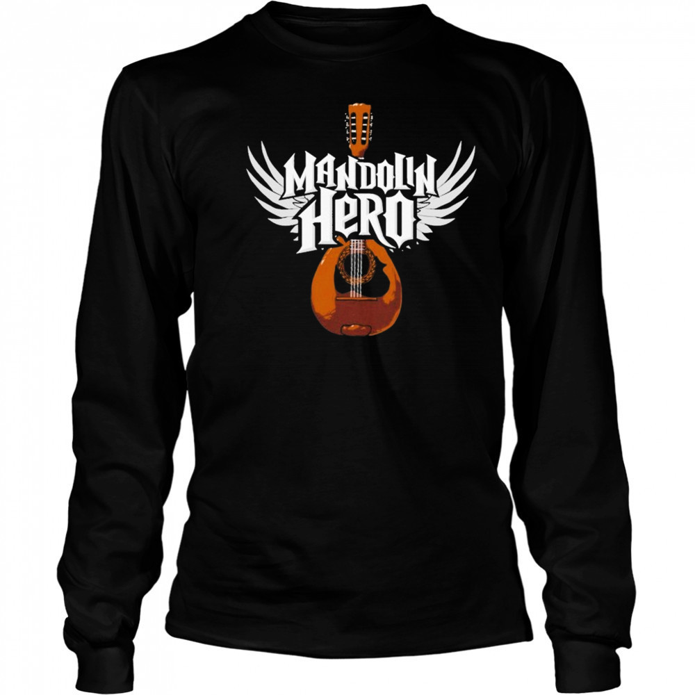 Mandolin Hero T-shirt Long Sleeved