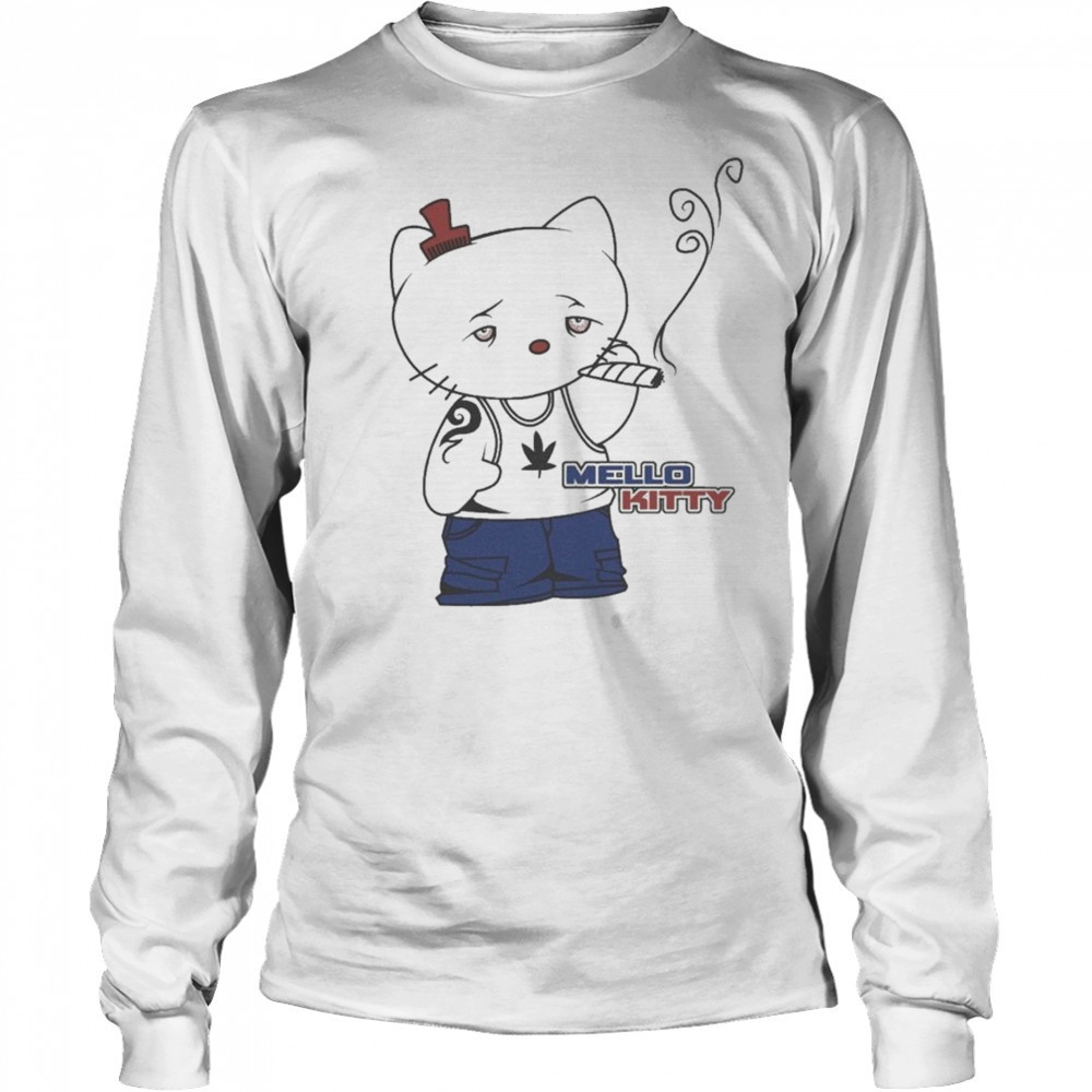 Mello Kitty Cigarettes T-shirt Long Sleeved