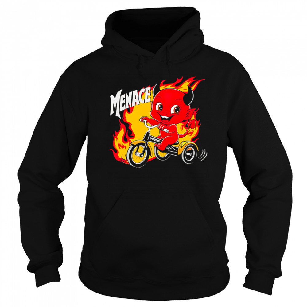 Menace Little Devils Ride A Bike Burning shirt Hoodie
