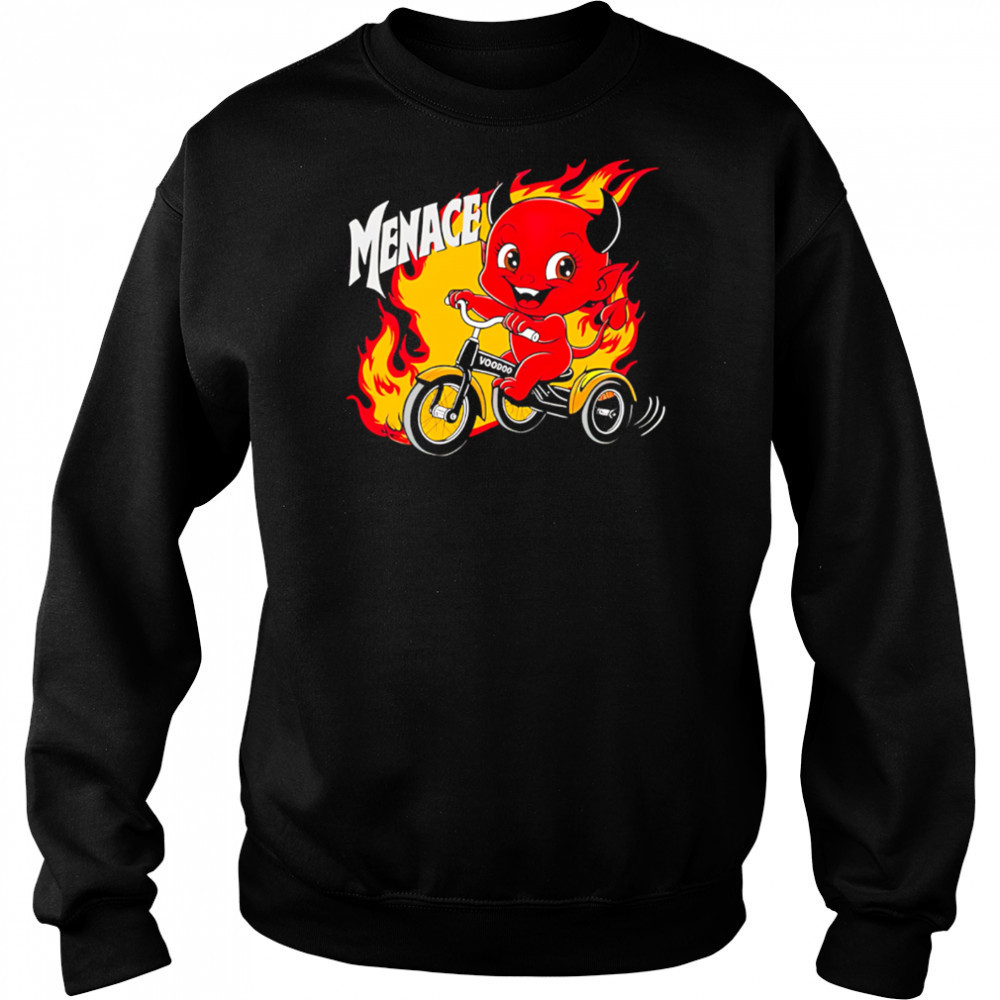 Menace Little Devils Ride A Bike Burning shirt Sweatshirt