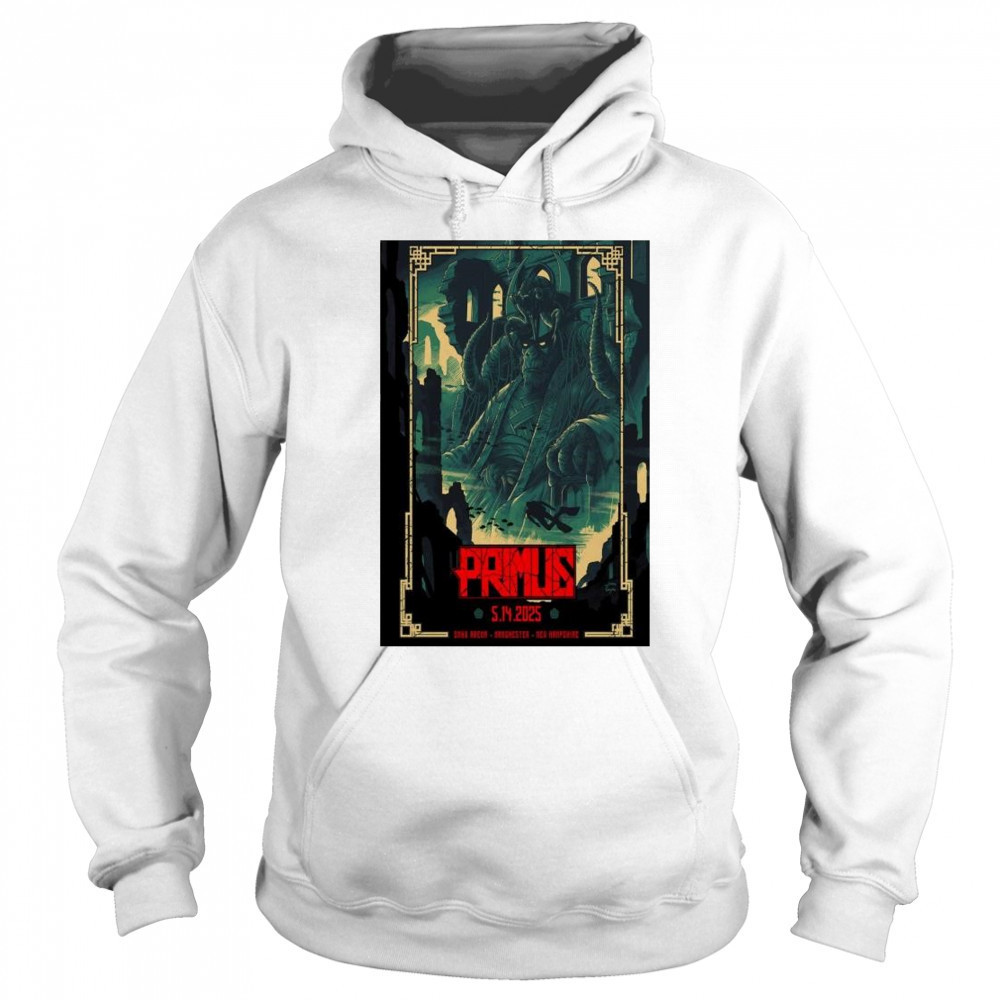 Primus SNHU Arena Manchester NH May 14 2025 Show t-shirt Hoodie