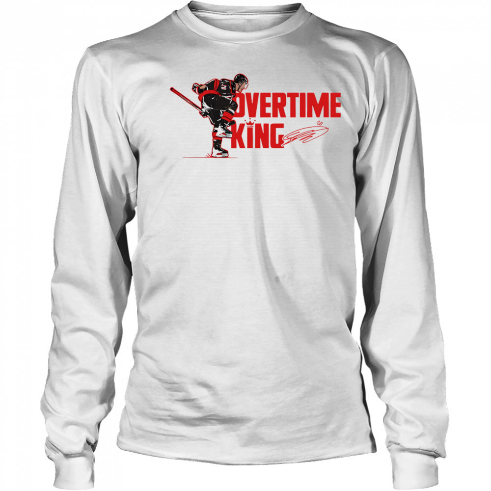 Sebastian Aho Overtime King Carolina Hurricanes shirt Long Sleeved