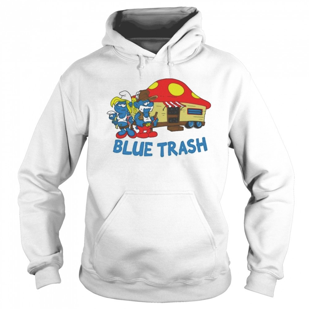 The Smurfs Blue Trash T-shirt Hoodie