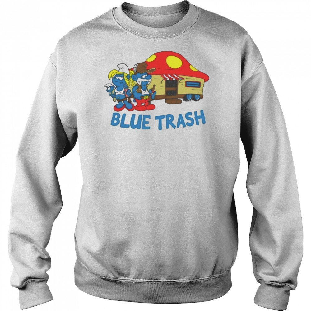 The Smurfs Blue Trash T-shirt Sweatshirt