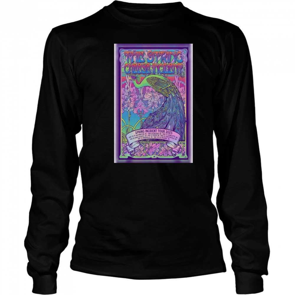 The String Cheese Incident Greenfield Lake Amphitheater Wilmington NC May 14-15 2025 Concert t-shirt Long Sleeved