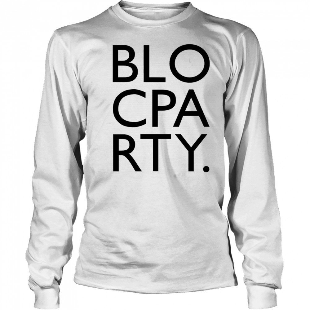 Bloc Party Logo T-shirt Long Sleeved