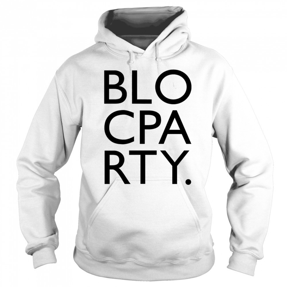 Bloc Party Logo T-shirt Hoodie