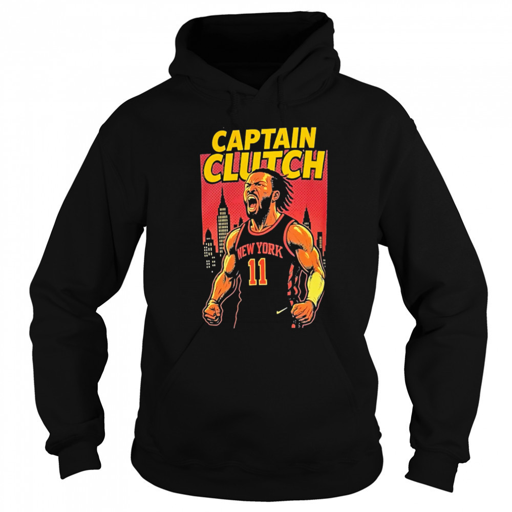 Captain Clutch Jalen Brunson scream Knicks shirt Hoodie
