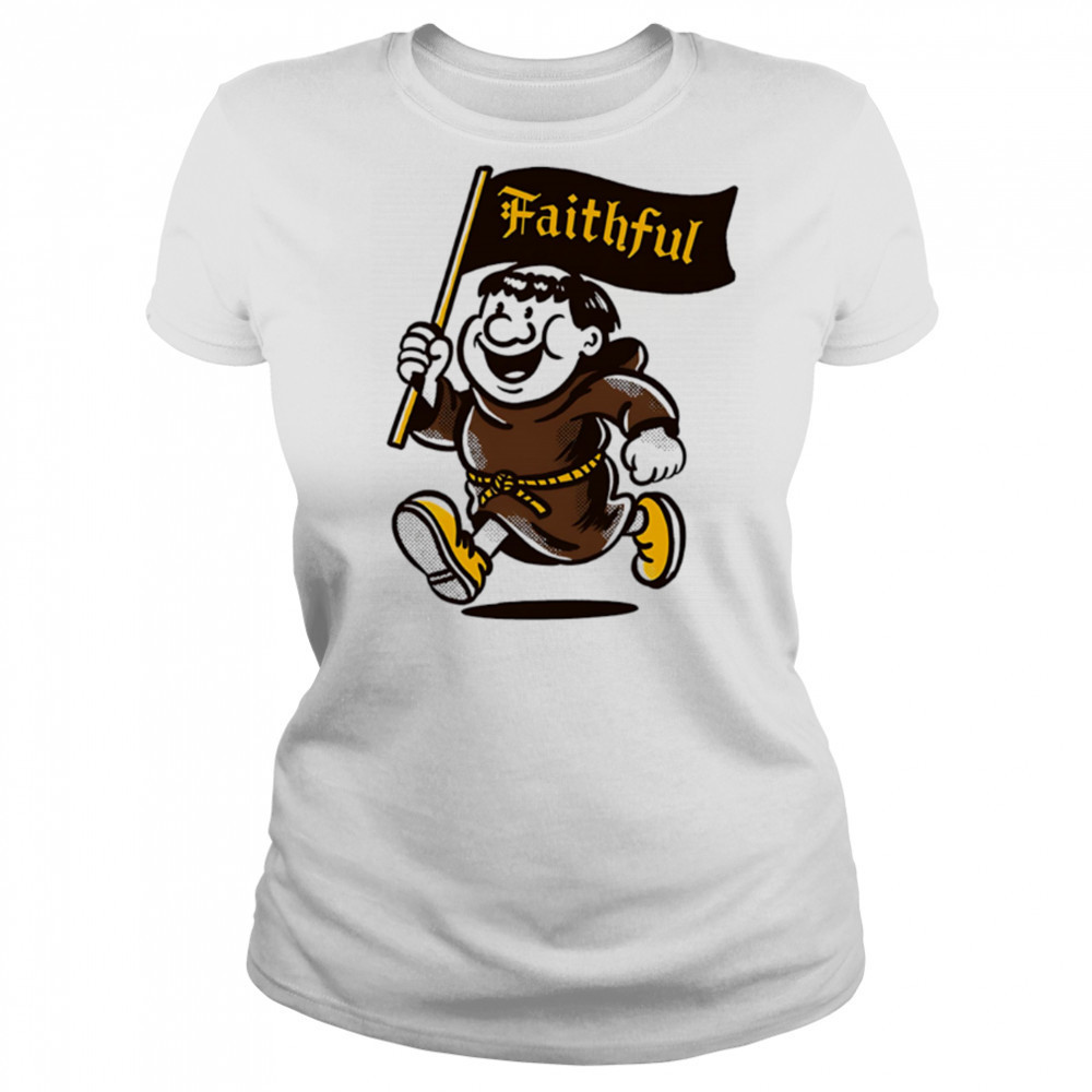 Cartoon Monk San Diego Padres Faithful shirt Women's T-shirt