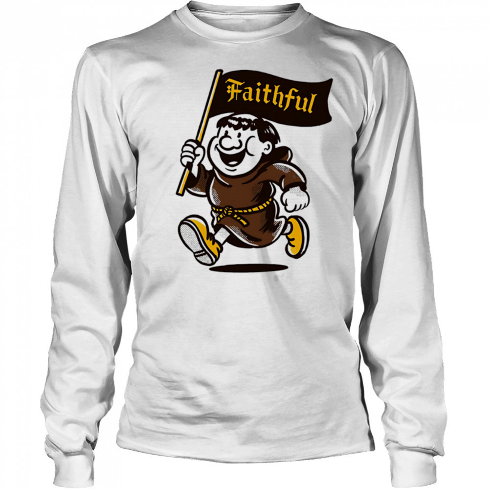 Cartoon Monk San Diego Padres Faithful shirt Long Sleeved
