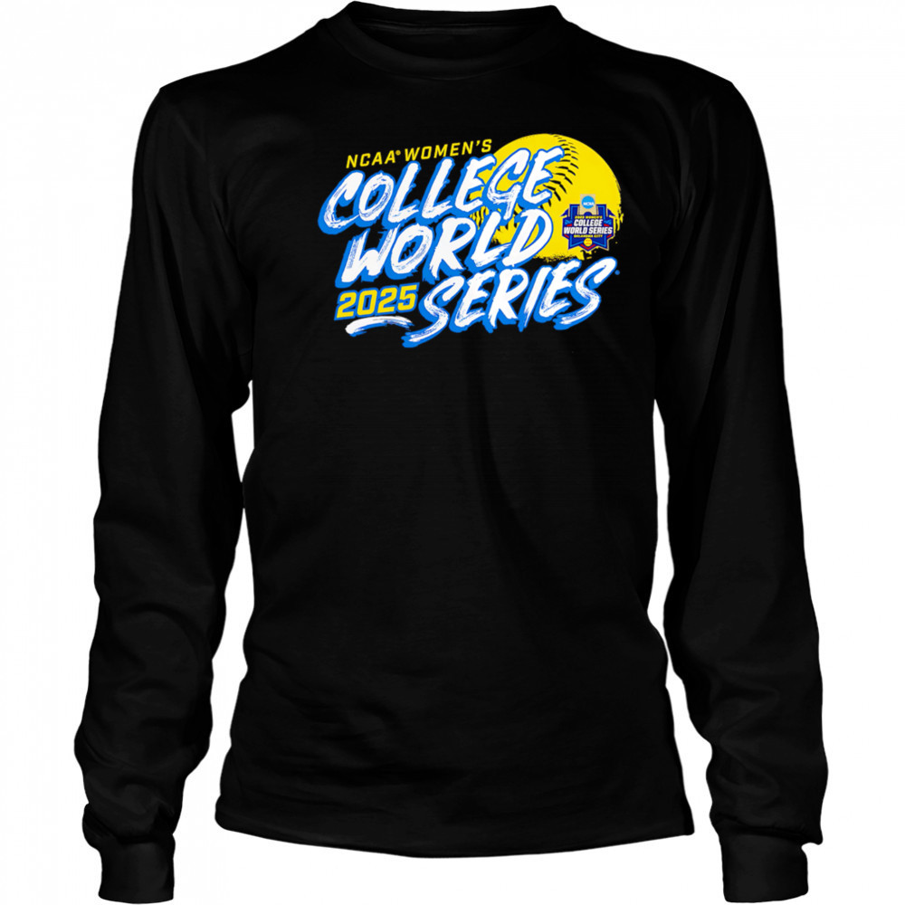 Charcoal 2025 NCAA Softball Women’s College World Series shirt Long Sleeved