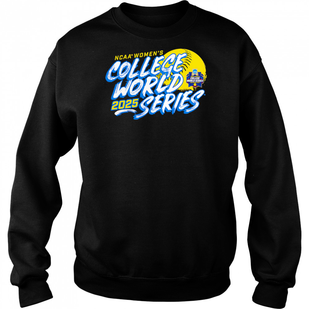 Charcoal 2025 NCAA Softball Women’s College World Series shirt Sweatshirt