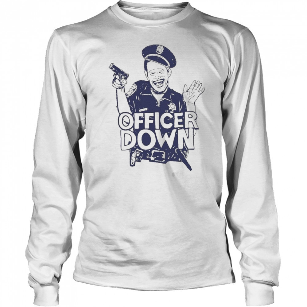Down Police T-shirt Long Sleeved