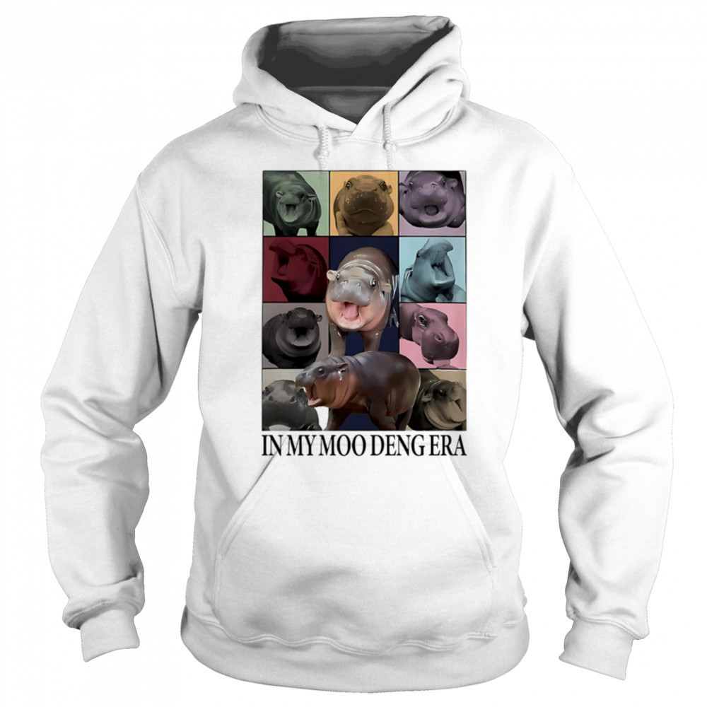 In my Moo Deng Era Hippo shirt Hoodie