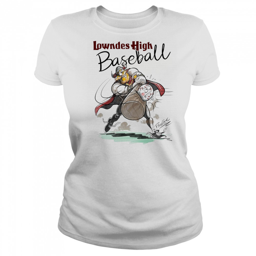 Lowndes High School Baseball Patrick Carlson Art t-shirt Women's T-shirt