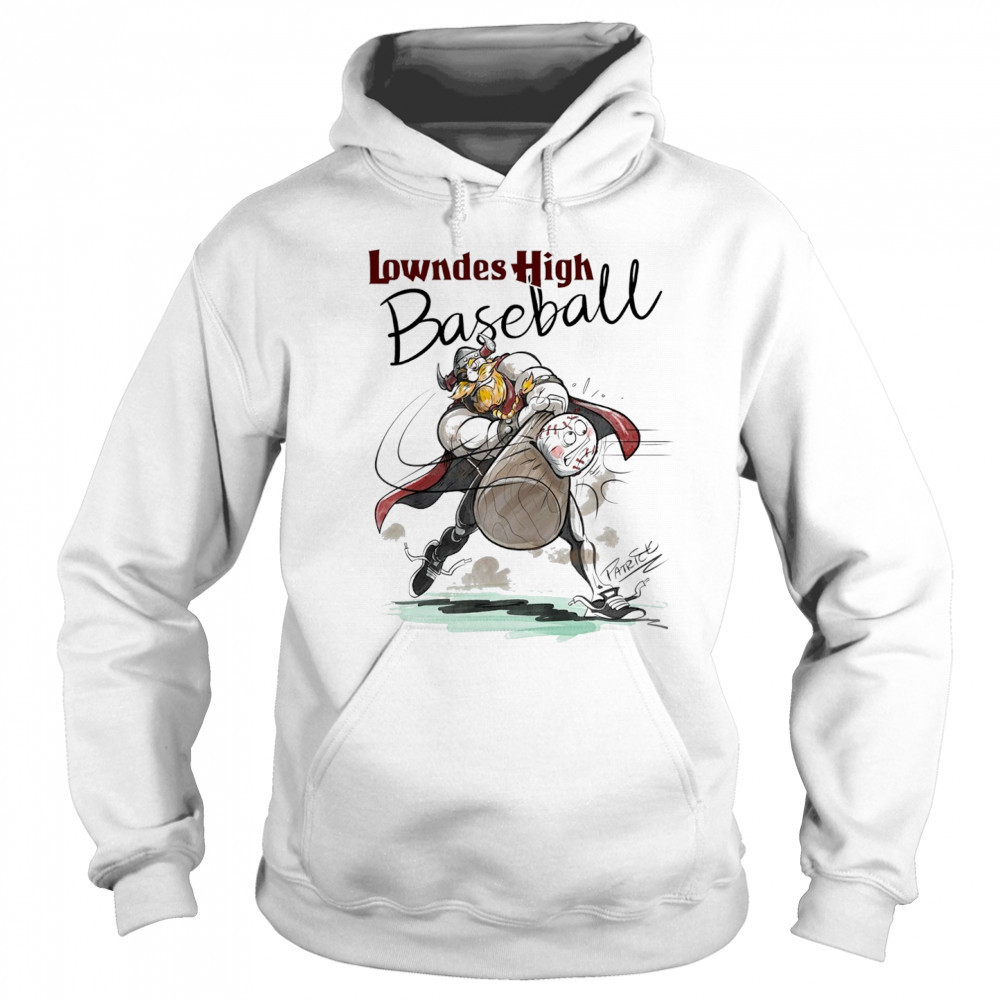 Lowndes High School Baseball Patrick Carlson Art t-shirt Hoodie