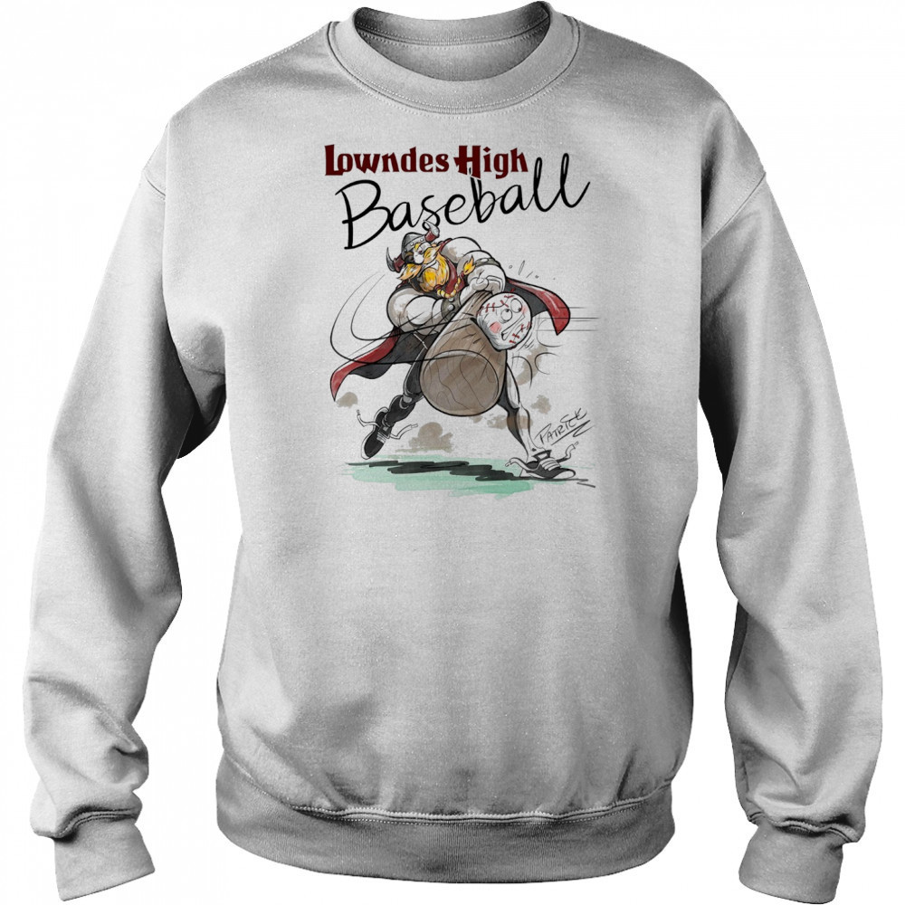 Lowndes High School Baseball Patrick Carlson Art t-shirt Sweatshirt