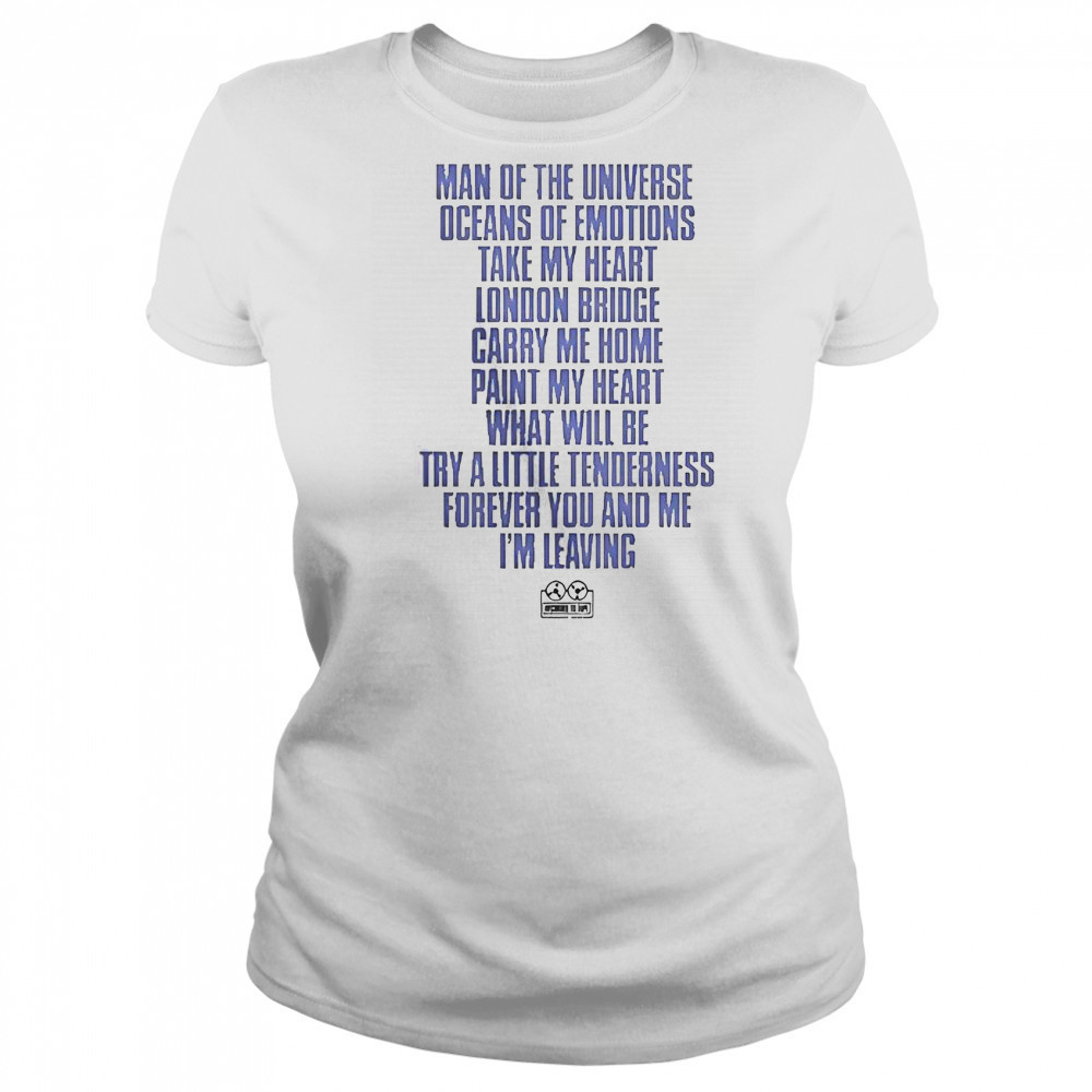Man Of The Universe Oceans Of Emotions Take My Heart London Bridge Carry Me T-Shirt Women's T-shirt