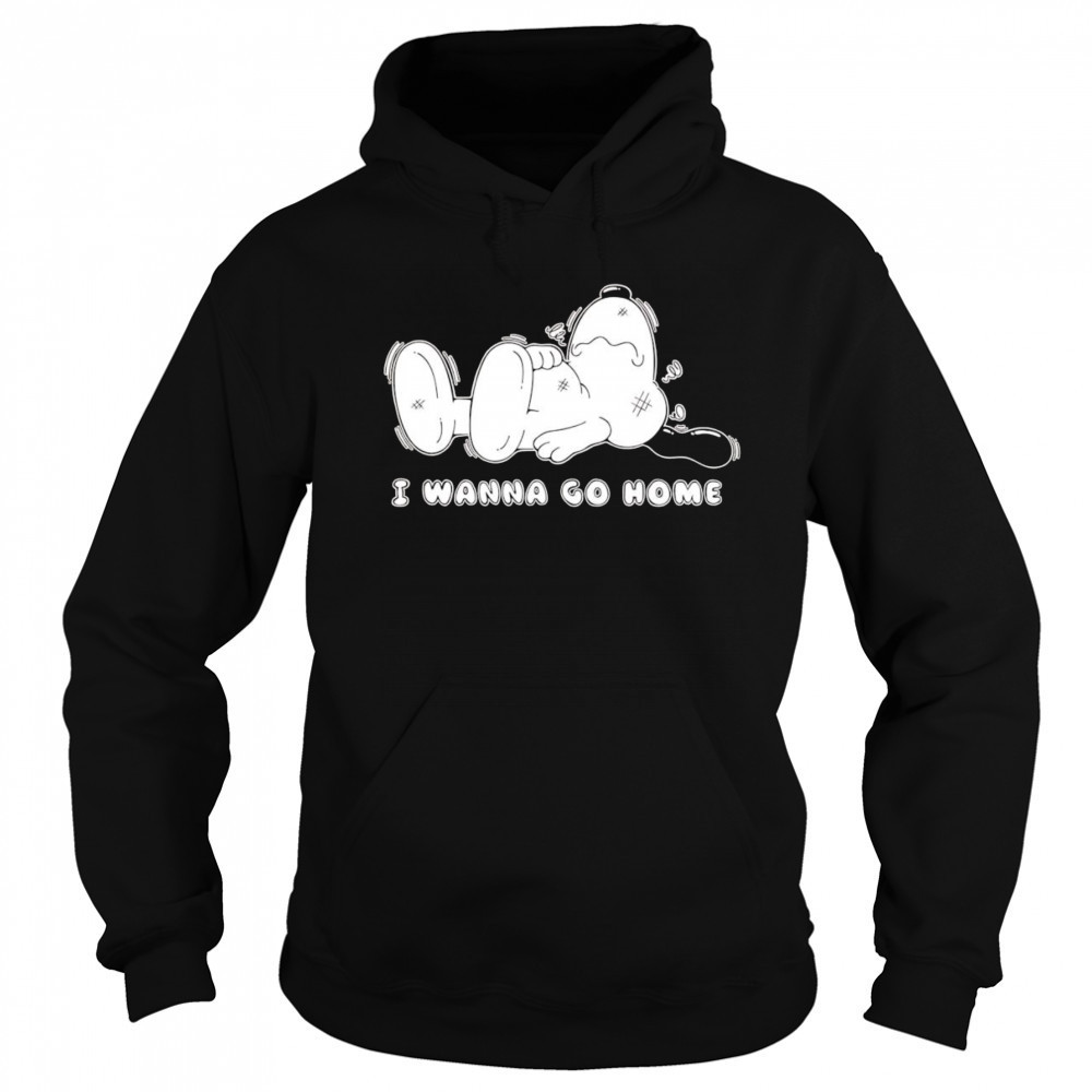 Snoopy I wanna go home shirt Hoodie