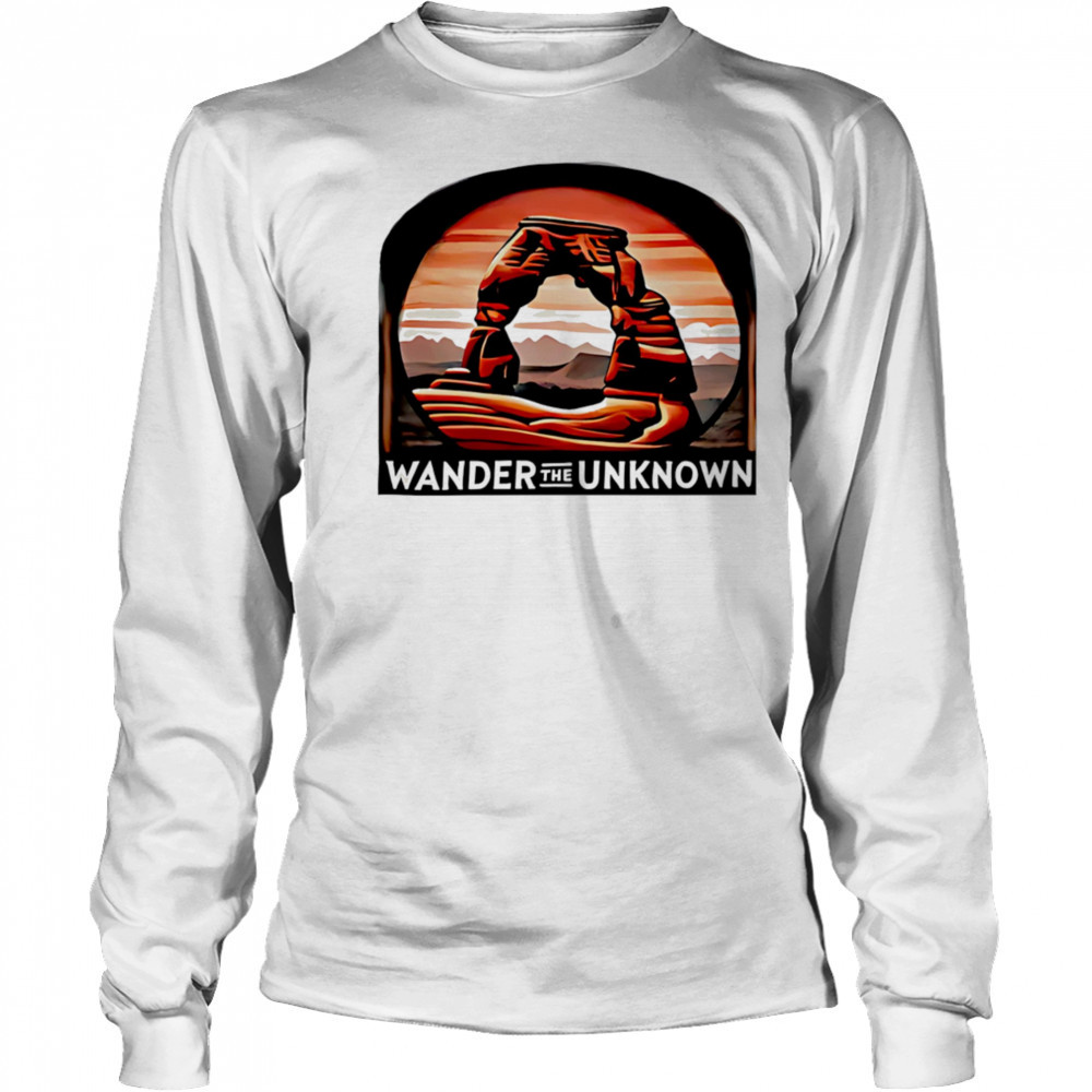 Wander the Unknown Signature shirt Long Sleeved