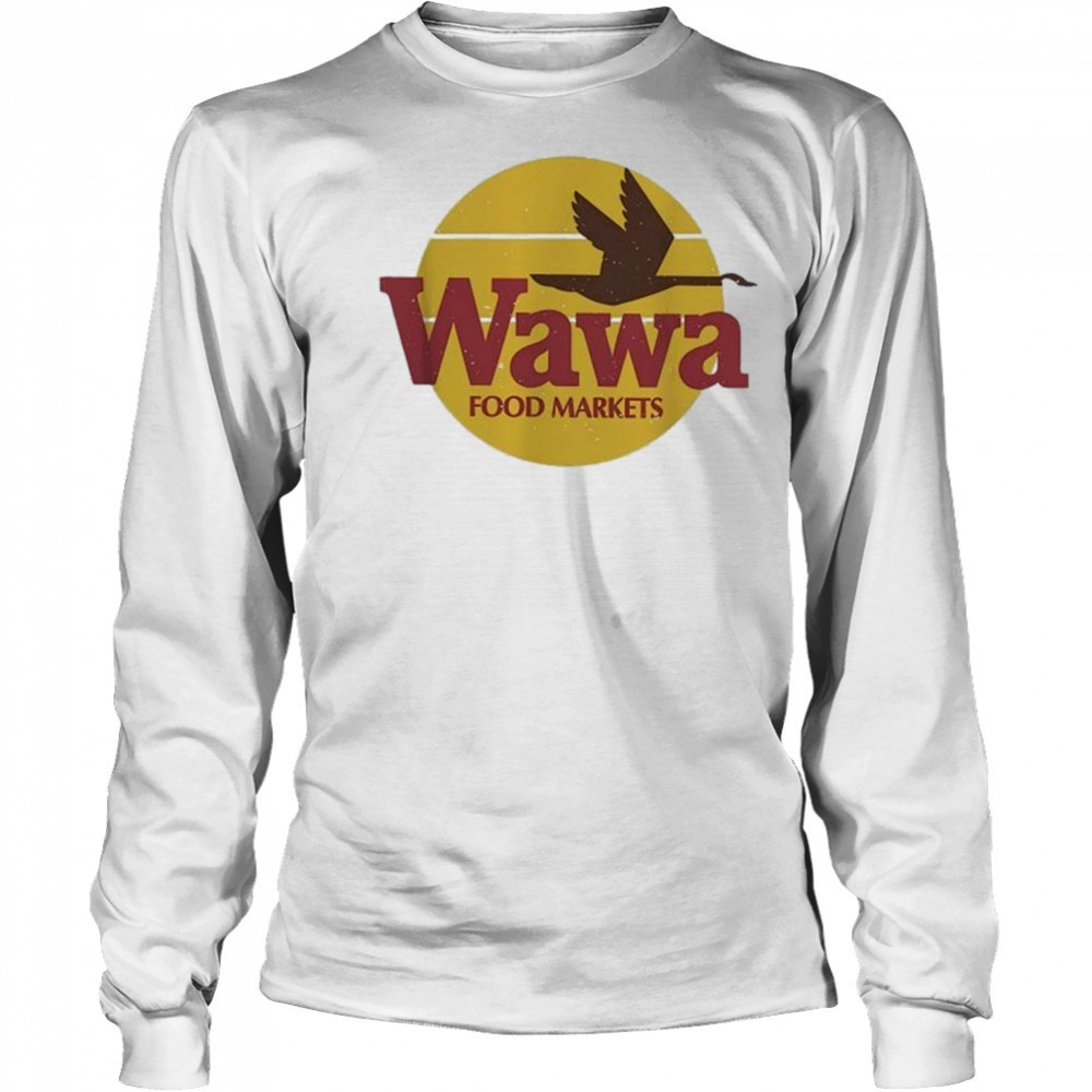 Wawa Food Markets Logo T-shirt Long Sleeved
