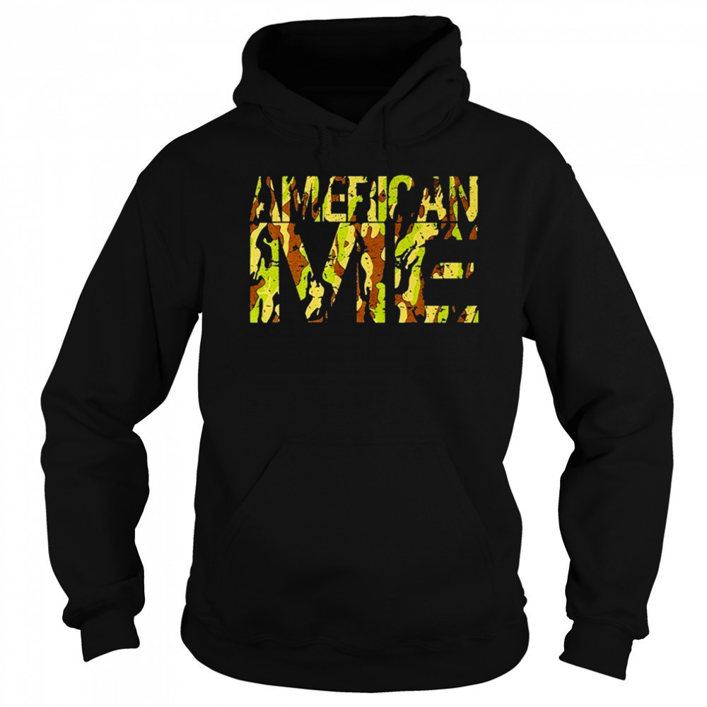 American Me Camo Logo T-shirt Hoodie