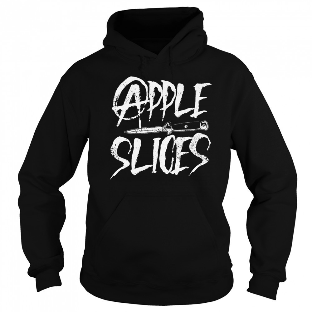 Apple Slices Knife Metal T-shirt Hoodie