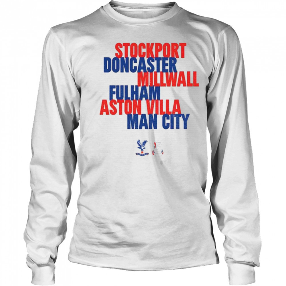 FA Cup Winners Crystal Palace Football Club players 24 25 shirt Long Sleeved
