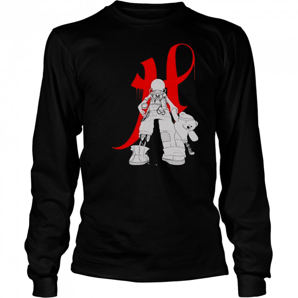 Hacktivist Logo T-shirt Long Sleeved