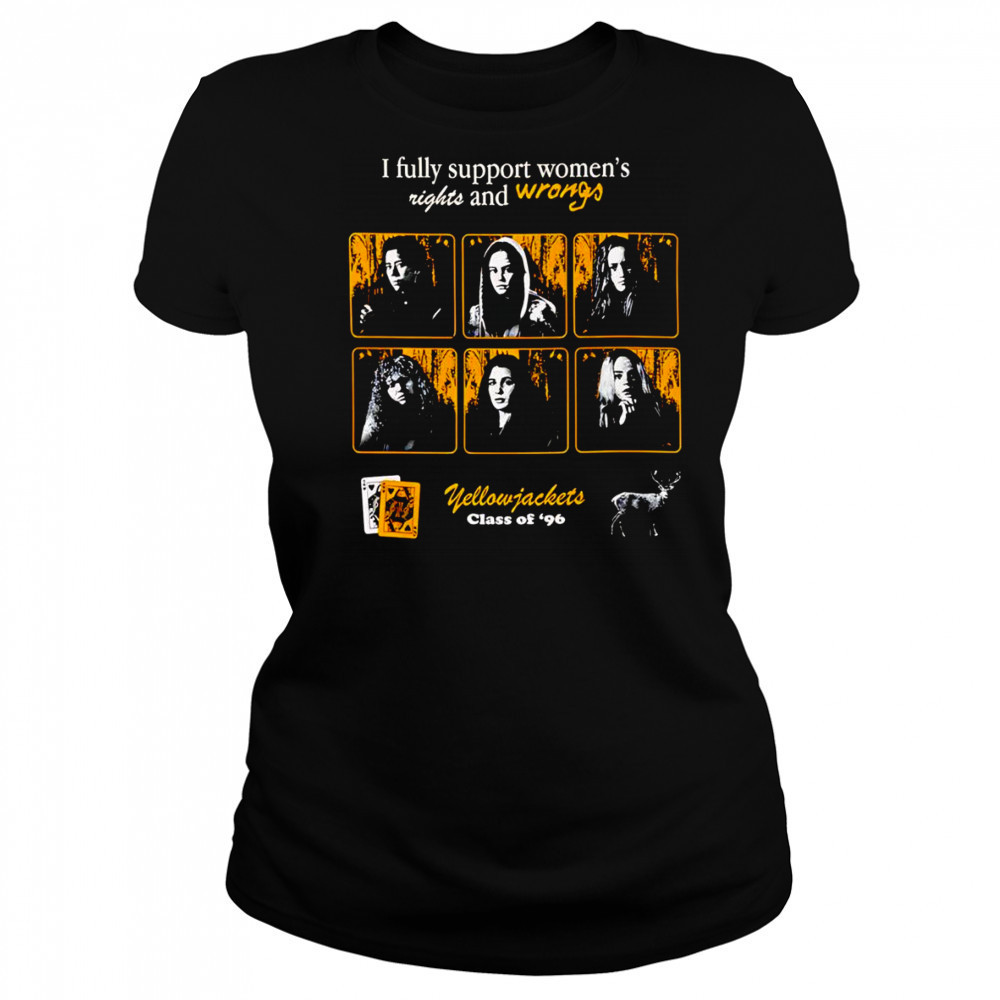 I fully support women’s rights and wrongs shirt Women's T-shirt