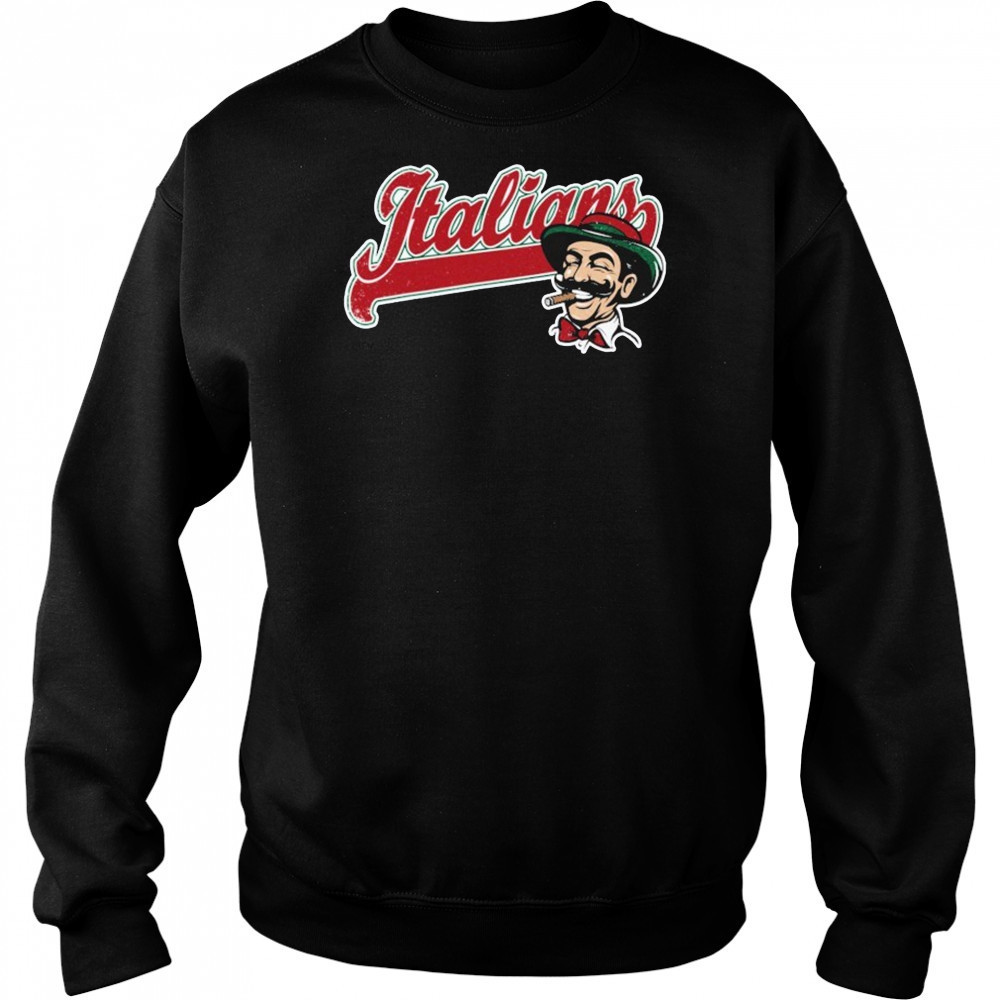 Italians Cigarettes Baseball T-shirt Sweatshirt