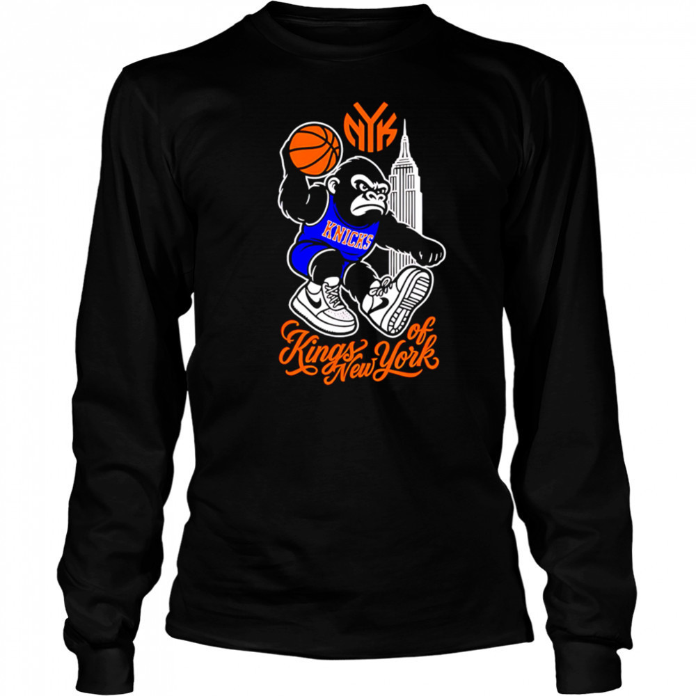 Kong Kings of New York Knicks shirt Long Sleeved