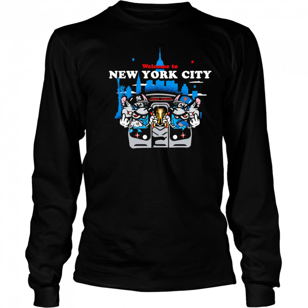 Welcome To New York City Yankee Stadium shirt Long Sleeved