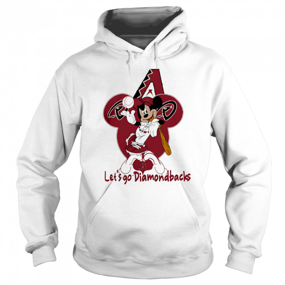 Arizona Diamondbacks Mickey Mouse Love Let’s Go Diamondbacks shirt Hoodie
