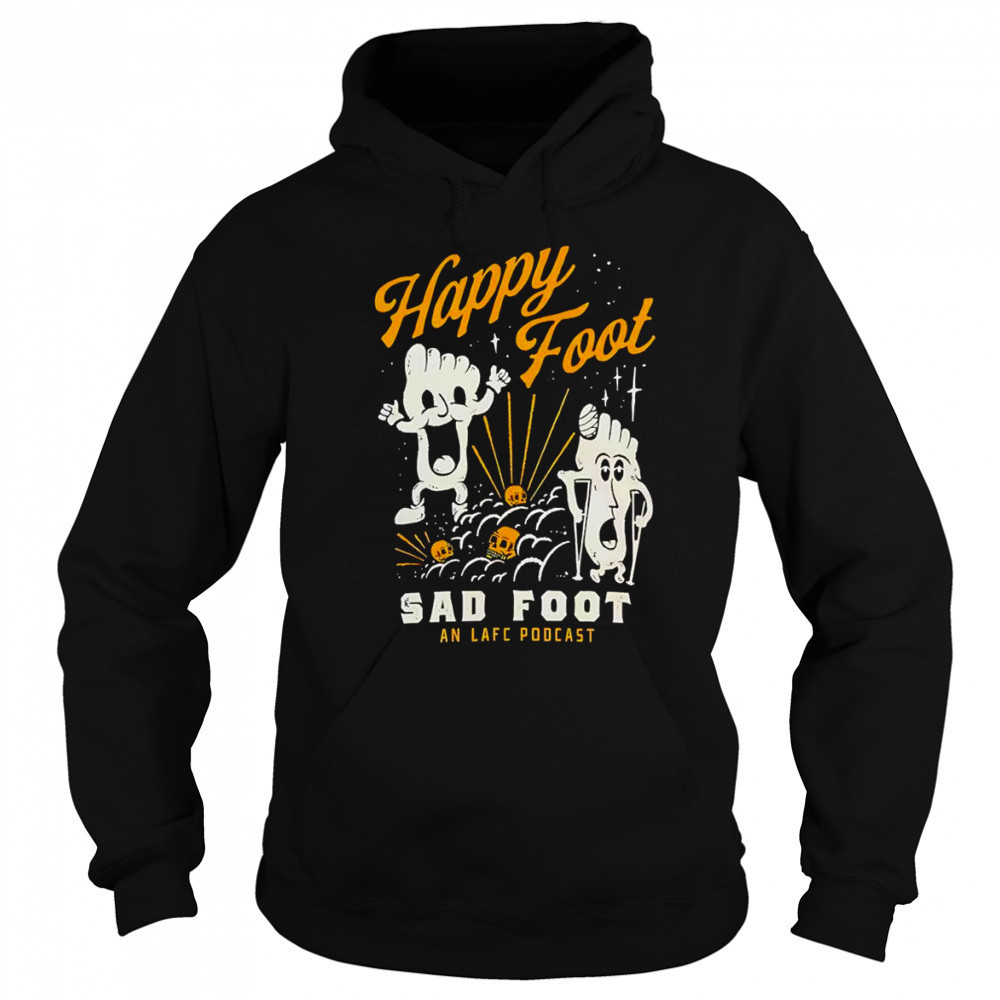 Biker Hand Drawn happy foot sad foot shirt Hoodie