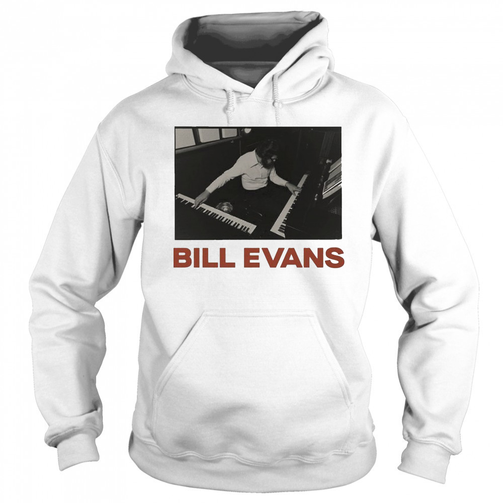 Bill Evans Piano T-Shirt Hoodie