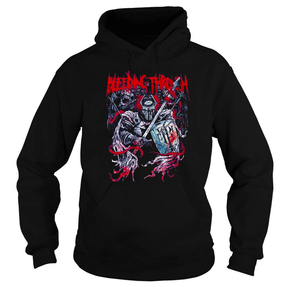 Bleeding Through Warrior T-shirt Hoodie
