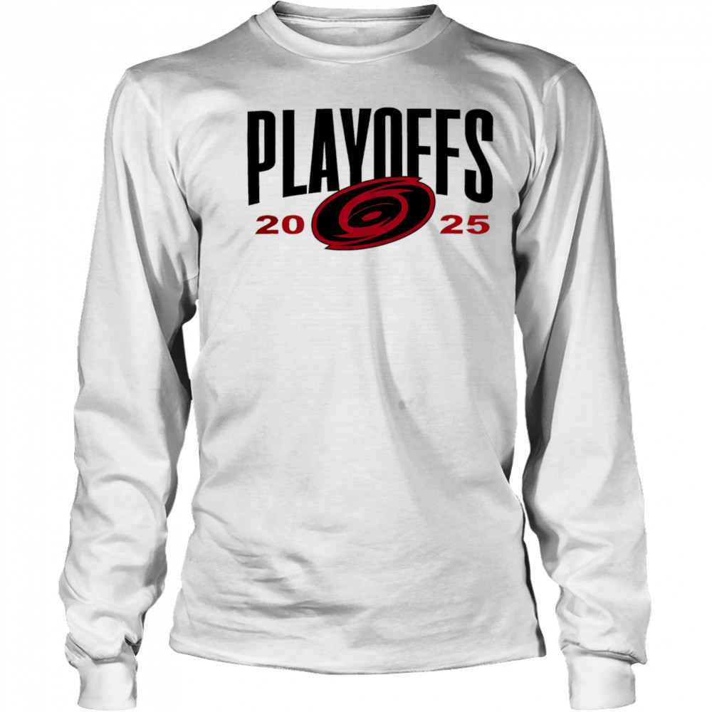 Carolina Hurricanes 2025 Rinky Playoff shirt Long Sleeved