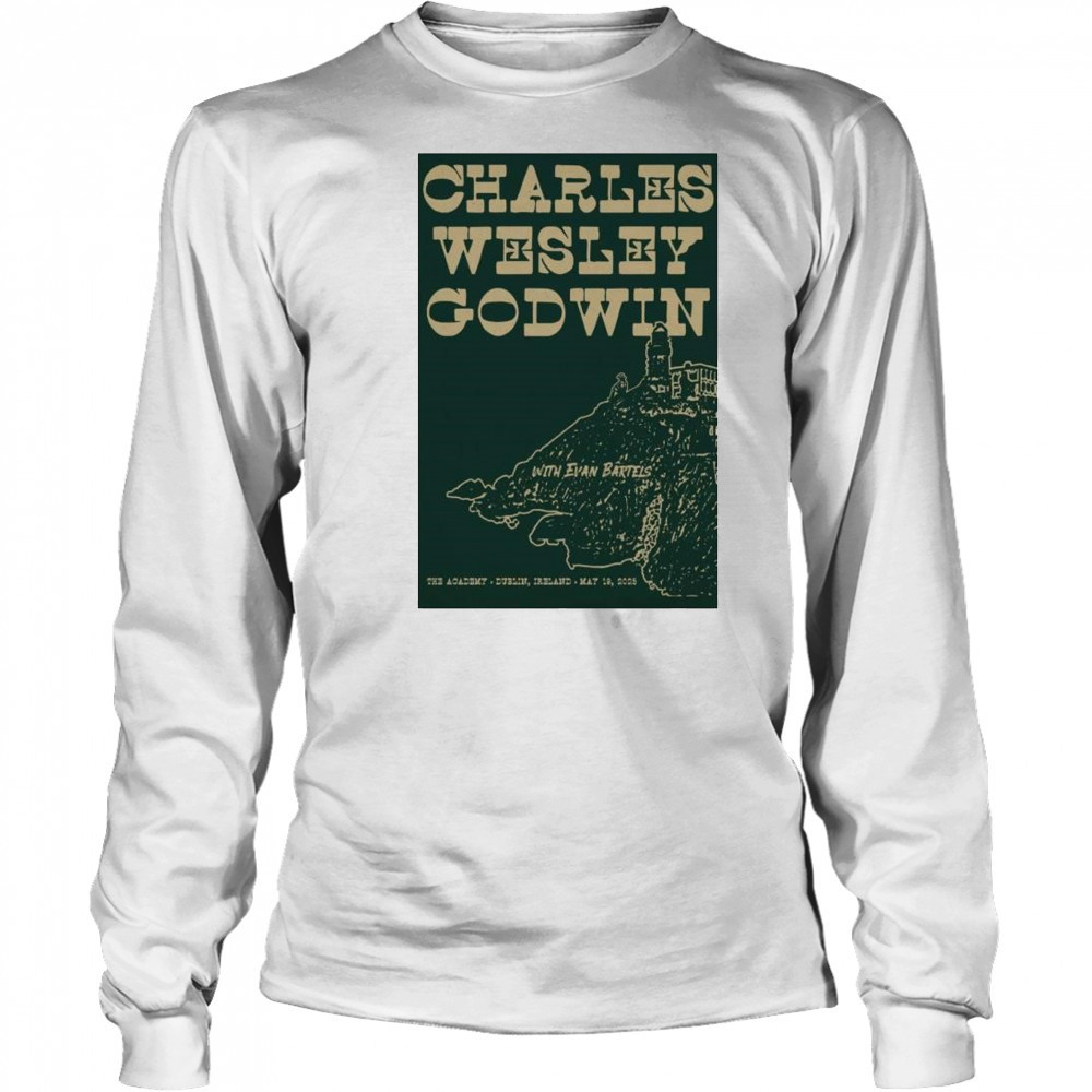 Charles Wesley Godwin The Academy Dublin Ireland May 19 2025 Concert t-shirt Long Sleeved