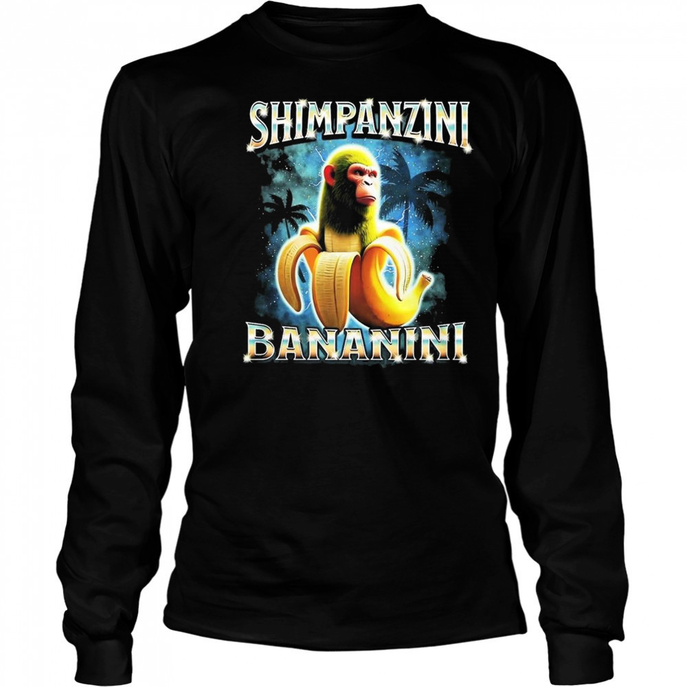 Chimpanzini Bananini Shirt Long Sleeved