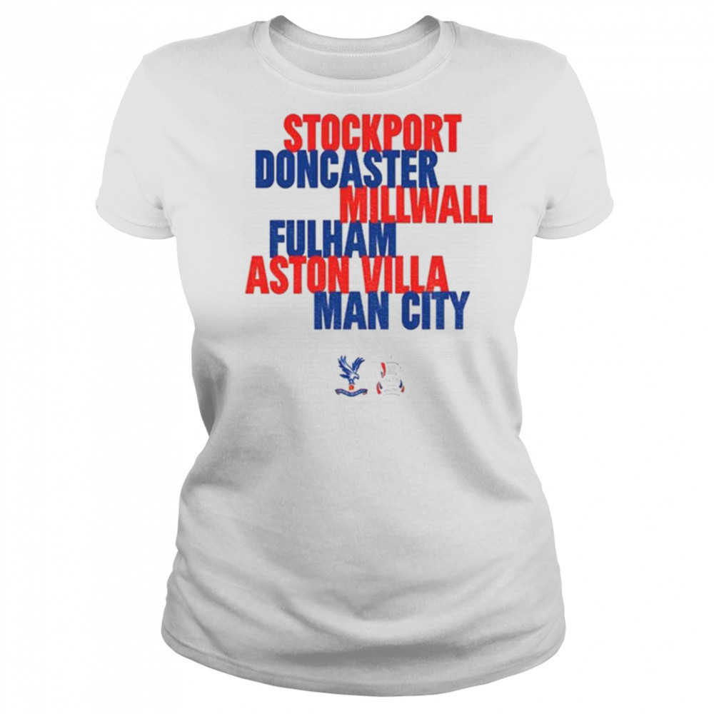 FA Cup Winners Crystal Palace Football Club players 24 25 shirt Women's T-shirt
