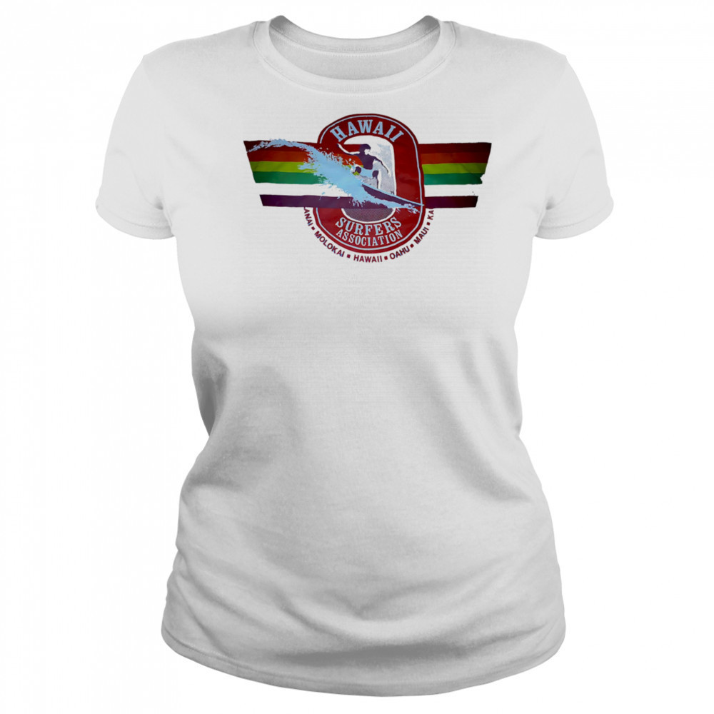 Hawaii Surfers E Associations logo vintage shirt Women's T-shirt