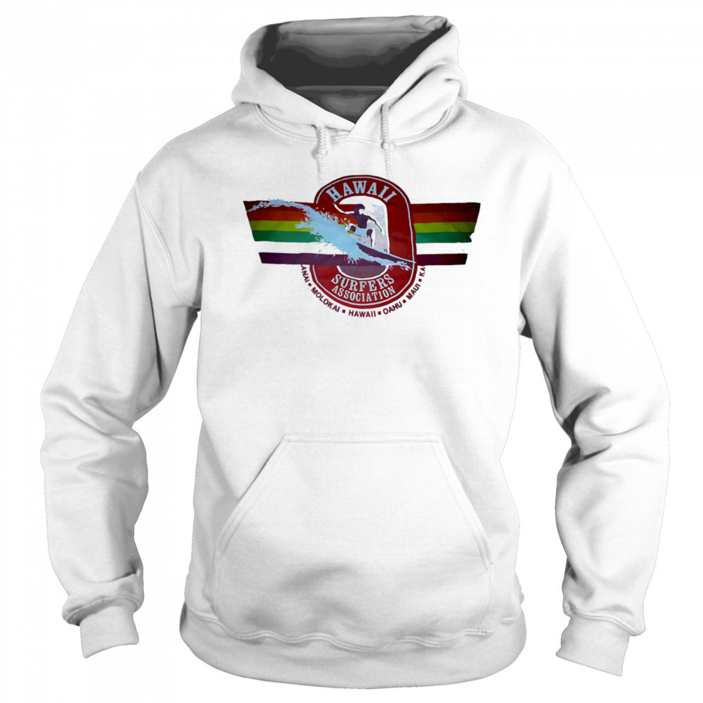 Hawaii Surfers E Associations logo vintage shirt Hoodie