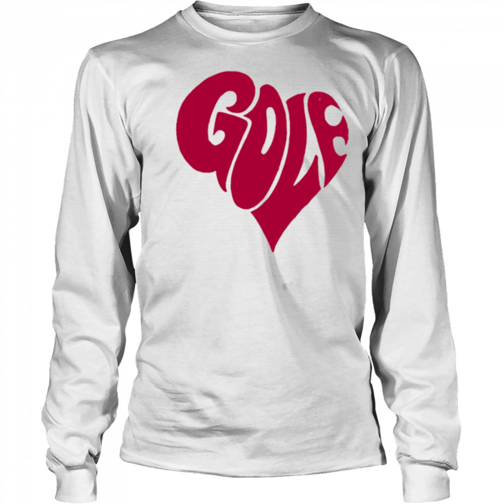 Heart Golf shirt Long Sleeved