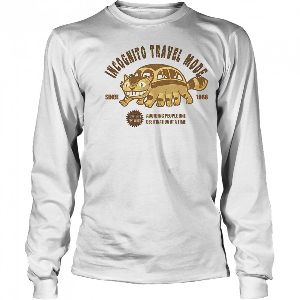 Incognito Travel Mode T-Shirt Long Sleeved