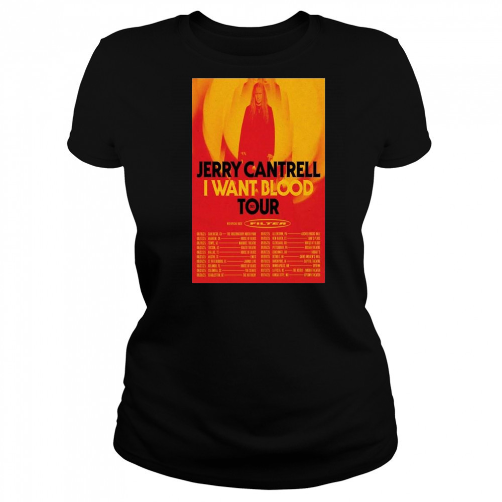 Jerry Cantrell I Want Blood Tour 2025 t-shirt Women's T-shirt