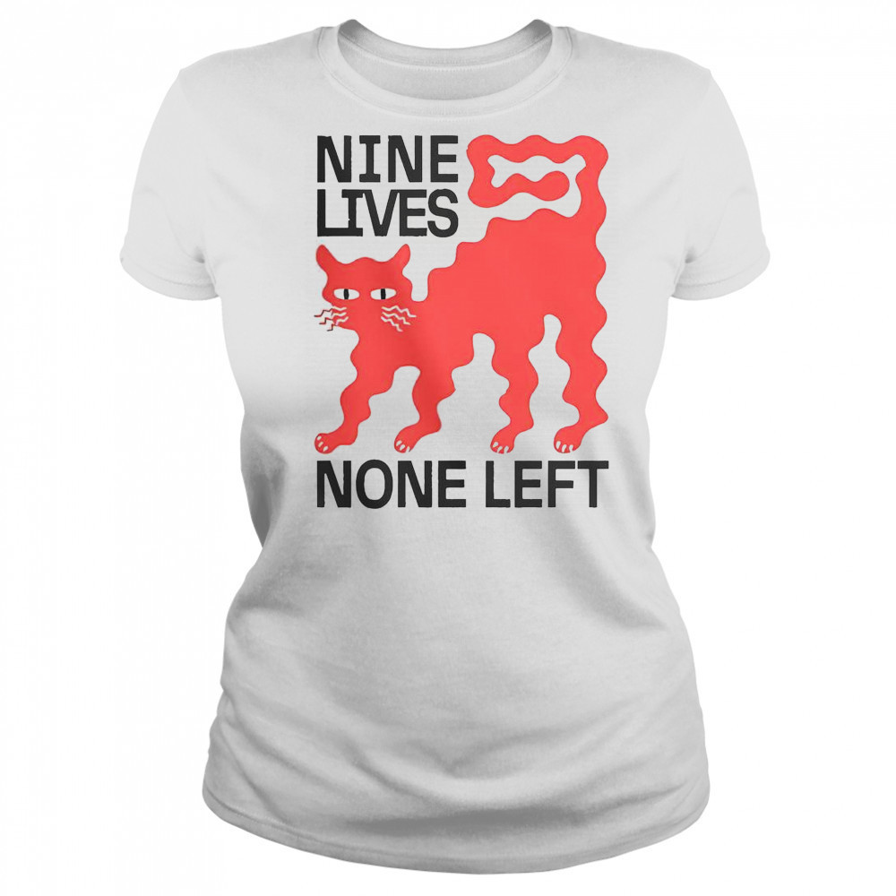 Nine Lives None Left Cat T-Shirt Women's T-shirt