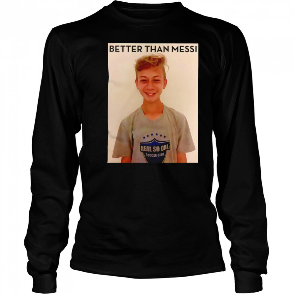 Ordaz better than Messi shirt Long Sleeved